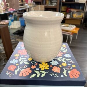 Cream Ceramic Vase